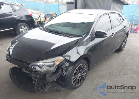 2015 Toyota Corolla S Plus z USA, uszkodzony, nr VIN 2T1BURHEXFC242746